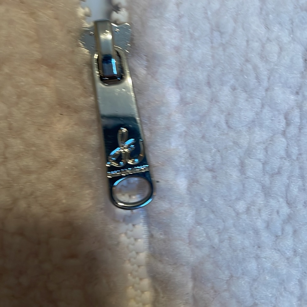 Sam Edelman Cream Zip-Up Jacket - Picture 3 of 5